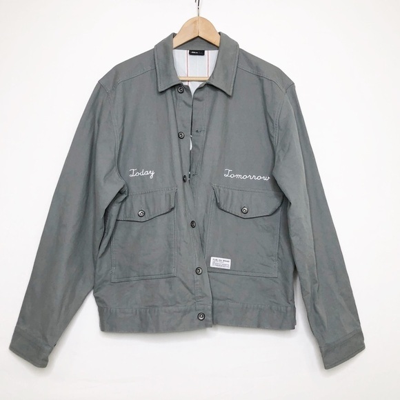 Publish brand unisex olive green jacket - Picture 12 of 12